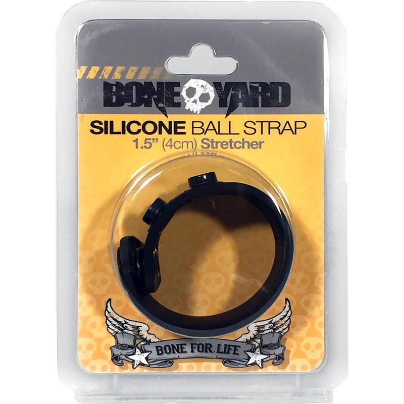 Boneyard Silicone Ball Strap - Black